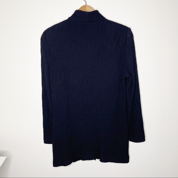 St. John Collection Knit Black Jacket Cardigan - Picture 10 of 11